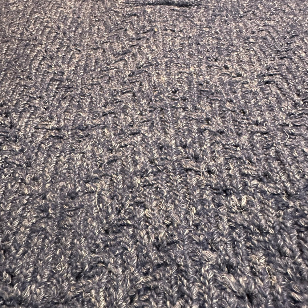 Joseph Abboud Wool Linen Shawl Collar Sweater | XXL Textured Knit - Picture 2 of 7